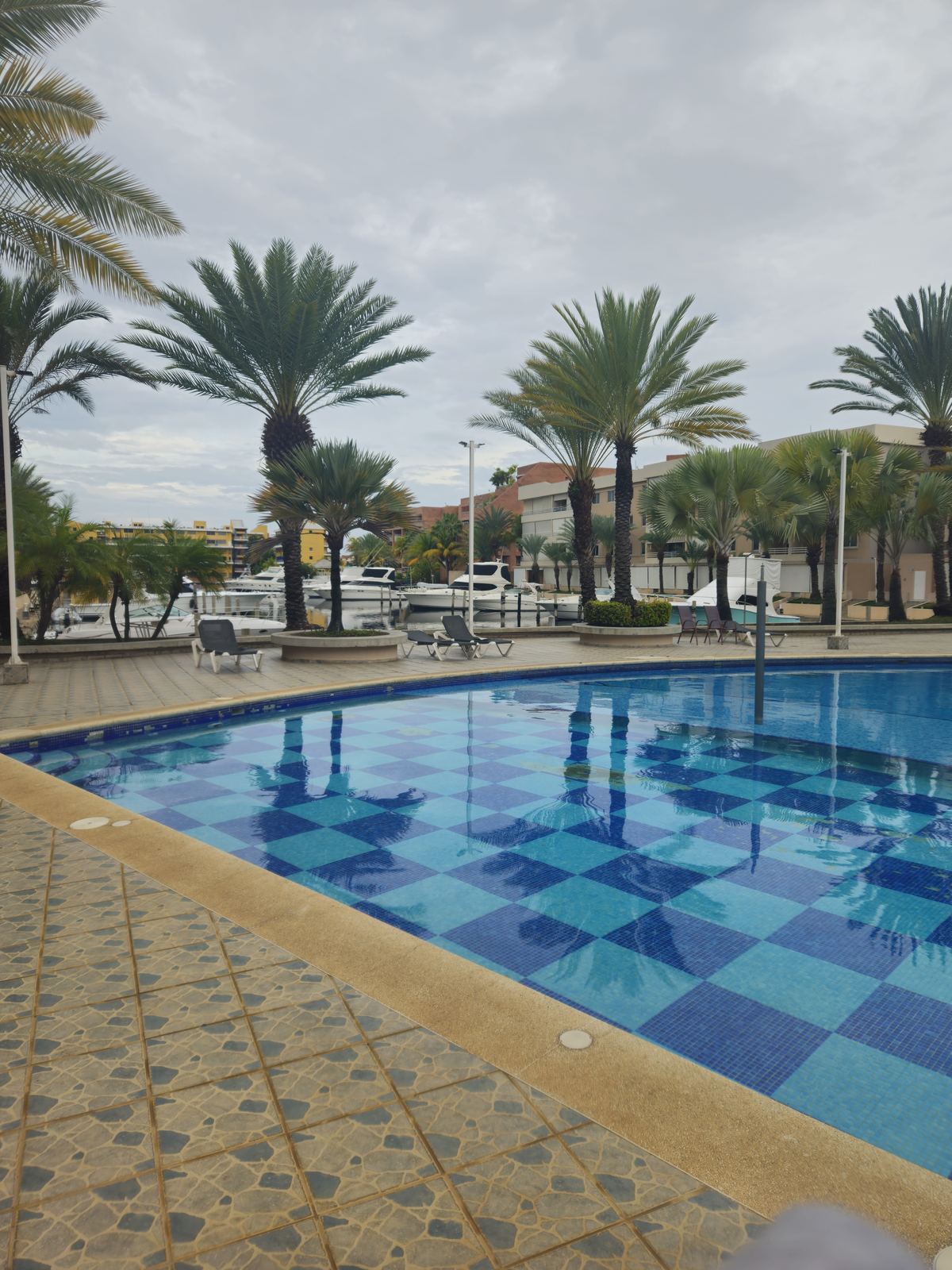 Detalle de la piscina